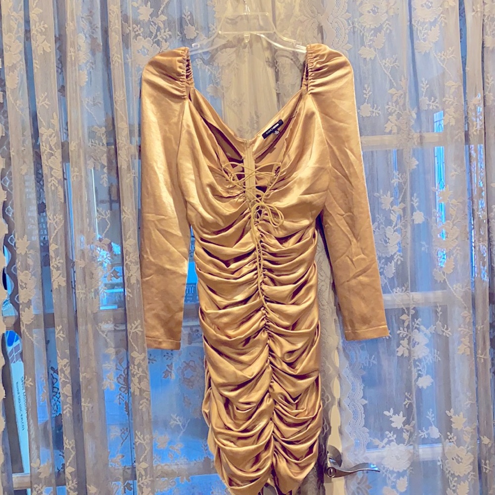 FashionNova Gold dress
